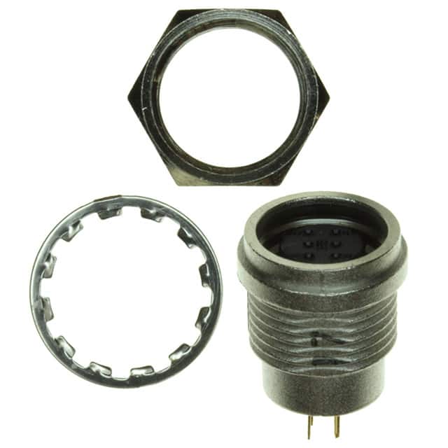 HR25A-7R-6SA CONN RCPT FMALE 6POS GOLD SOLDER