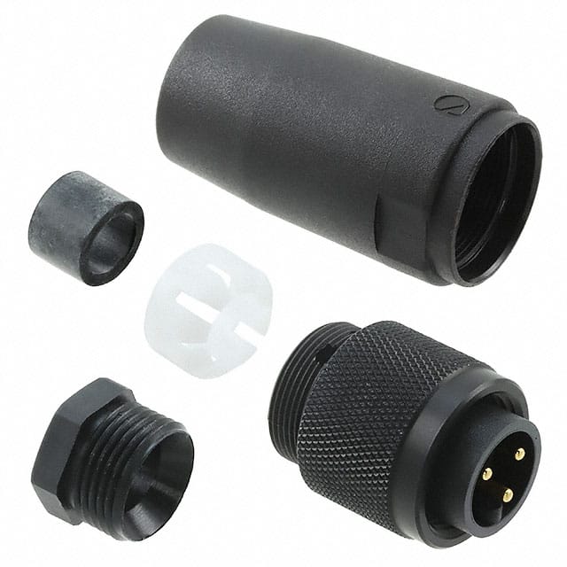 222PR13 NC032 CONN PLUG MALE 3POS GOLD SCREW