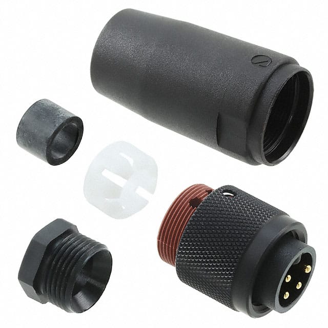 223PR9 NC032 CONN PLUG MALE 4POS GOLD SCREW