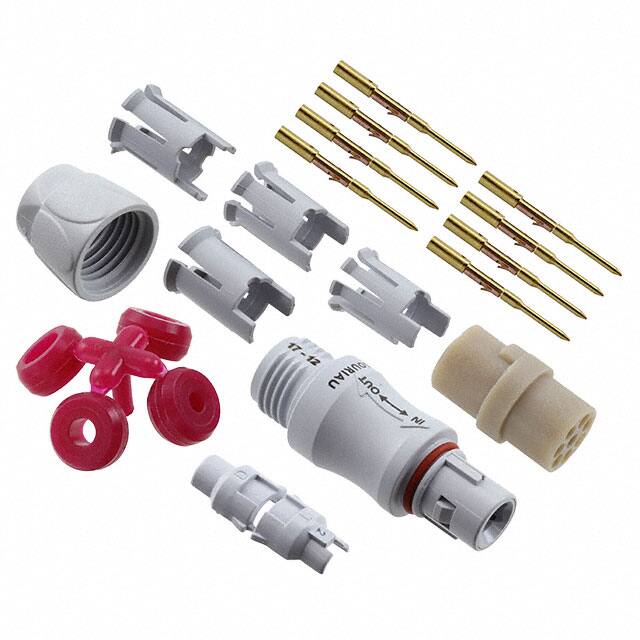JMXFH1G08MCUDSU CONN PLUG MALE 8POS GOLD CRIMP