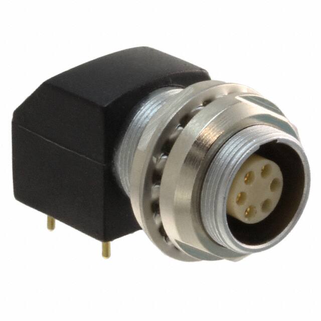 821B006-173L401 CONN PLUG MALE 6P GOLD SLDR CUP