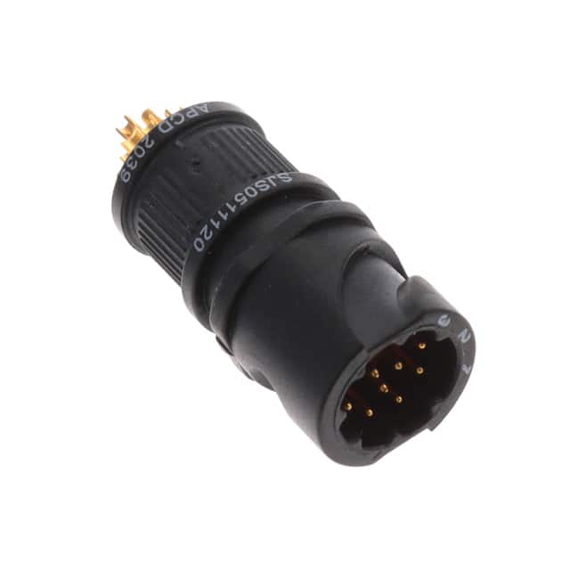 SJS0511120 CONN RCPT MALE 11P GOLD SLDR CUP