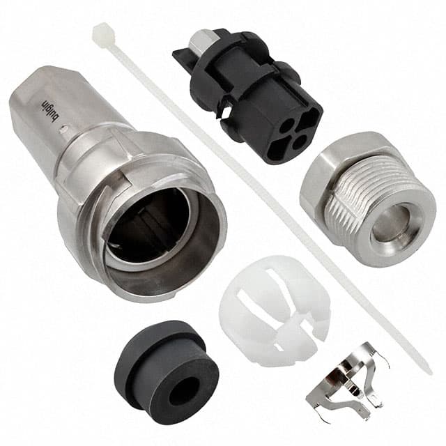 PXM7011/02S/ST/0507/SN CONN RCPT FMALE 2P NICKEL SCREW