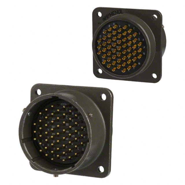 MS3112E22-55P CONN RCPT MALE 55P GOLD SLDR CUP