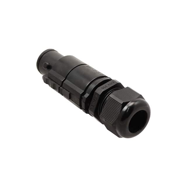 SNLM-P-S50-25L-BK CONN PLUG MALE 1P SILV SET SCREW