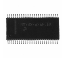 MM908E622ACPEK The Freescale Semiconductor MM908E622ACPEK is an application-specific microcontroller featuring an 8-bit HC08 core and 16KB of Flash memory. It is designed for surface mount applications and comes in Tube packaging.