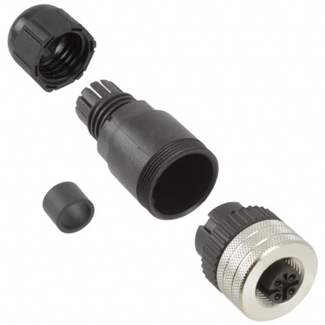1200710035 CONN PLUG FMALE 4P SILVER SCREW