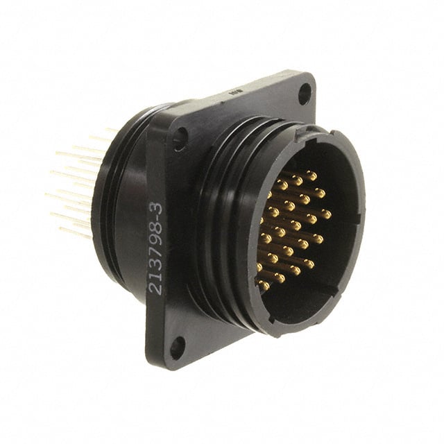213798-3 CONN RCPT MALE 24POS GOLD SOLDER