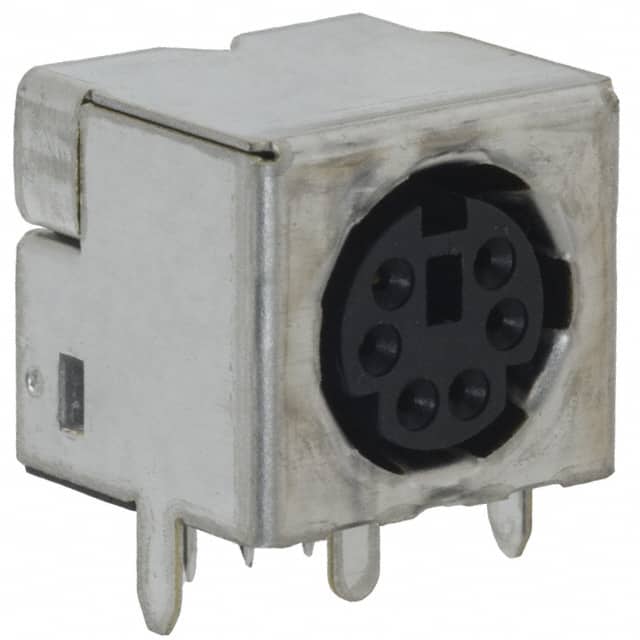 5749266-1 CONN RCPT FMALE MINI DIN 6P SLDR