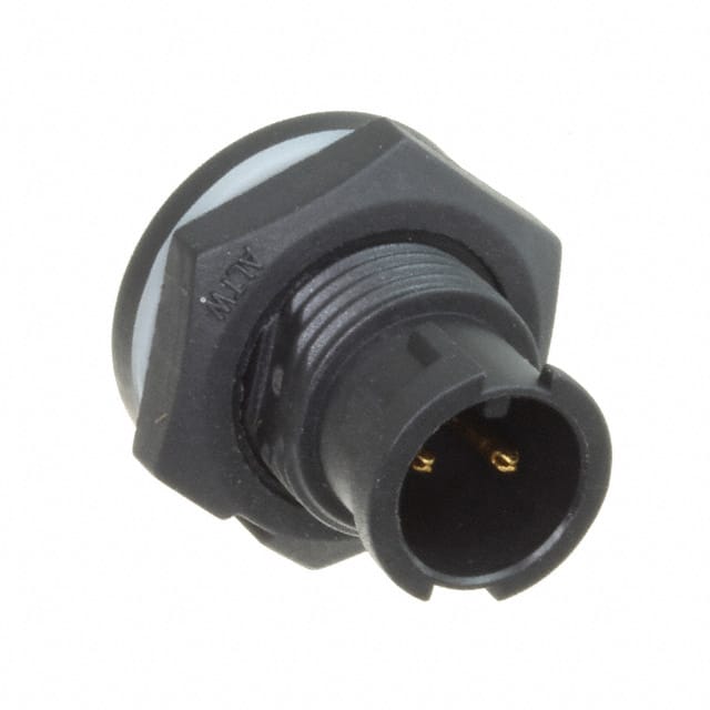 AAD-02PMMS-LC7001 CONN RCPT MALE 2P GOLD SLDR CUP