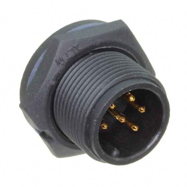 ABD-06PMMS-SC7001 CONN RCPT MALE 6P GOLD SLDR CUP