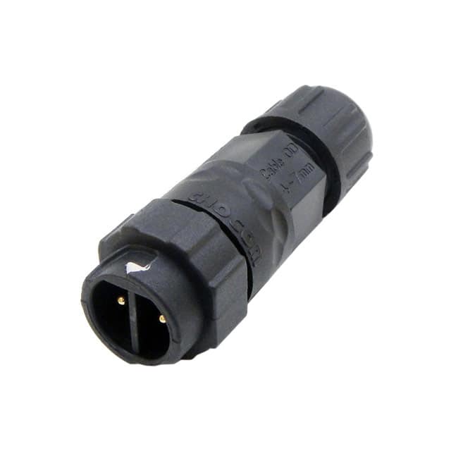 22002331-01 CONN RCPT MALE 2POS SOLDER CUP