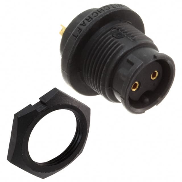 EN3P2F16X CONN RCPT FMALE 2P GOLD SLDR CUP