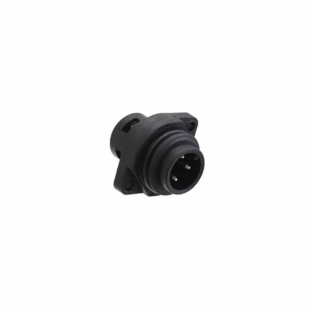 CA 3 GS CONN RCPT MALE 4POS SILVER SCREW