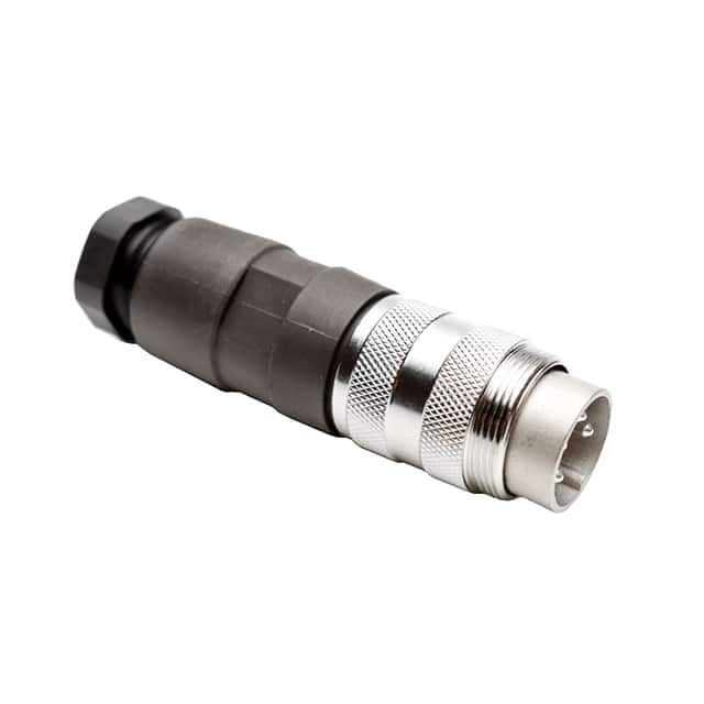 T3300002U CONN PLUG MALE 4P SILV SLDR CUP