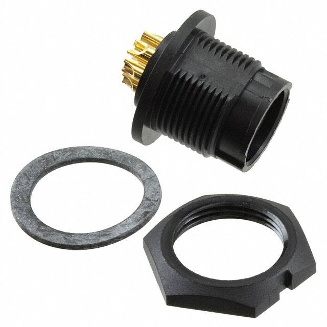 W7C82-6SG-300 CONN RCPT FMALE 6P GOLD SLDR CUP