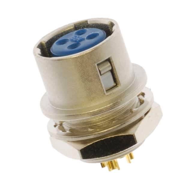 HR10-7R-4S(73) CONN RCPT FMALE 4P GOLD SLDR CUP
