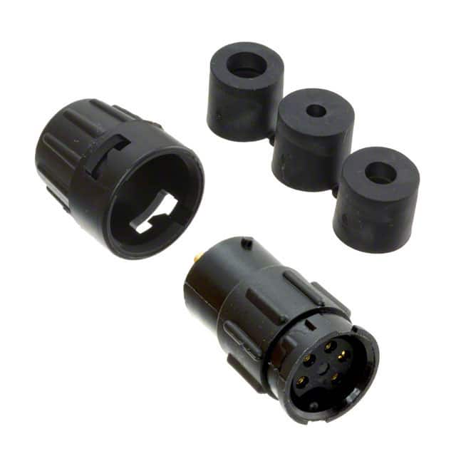 8282-5SG-3DC CONN RCPT FMALE 5P GOLD SLDR CUP