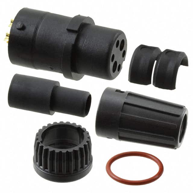 W6C82-6SG-528 CONN PLUG FMALE 6P GOLD SLDR CUP