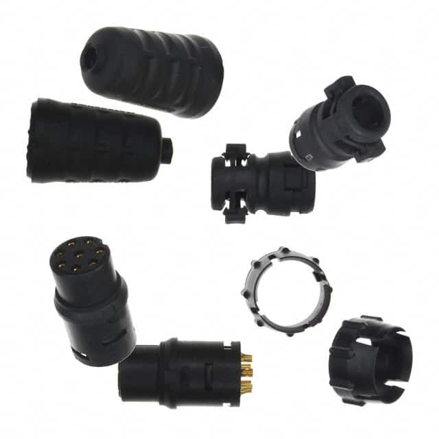 EN3C8FKX CONN PLUG FMALE 8POS SOLDER CUP