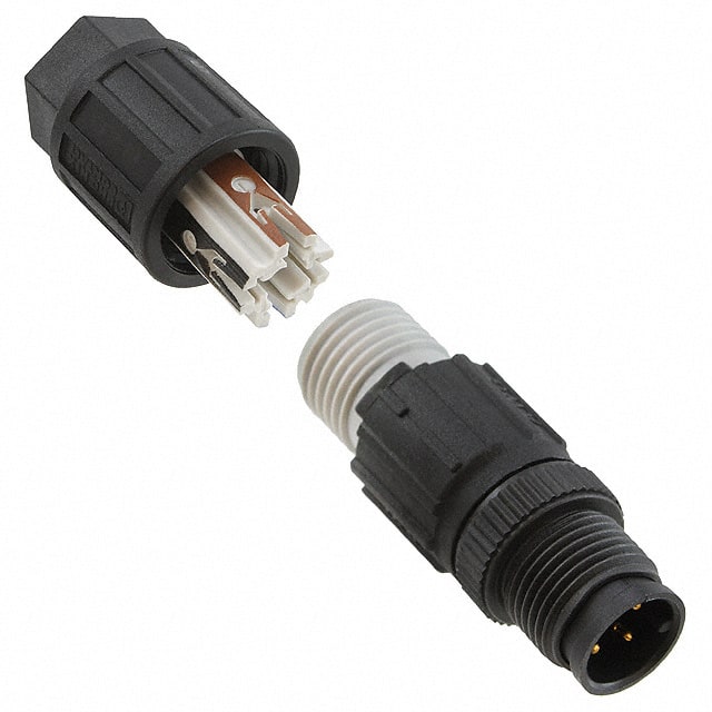 1641714 CONN PLUG MALE 4POS GOLD IDC