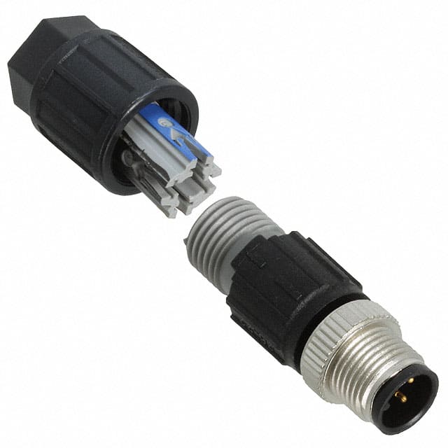 1641691 CONN PLUG MALE 4POS GOLD IDC