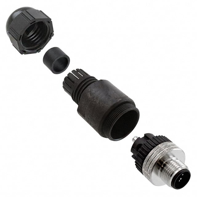 1200710047 CONN RCPT MALE 5POS SILVER SCREW