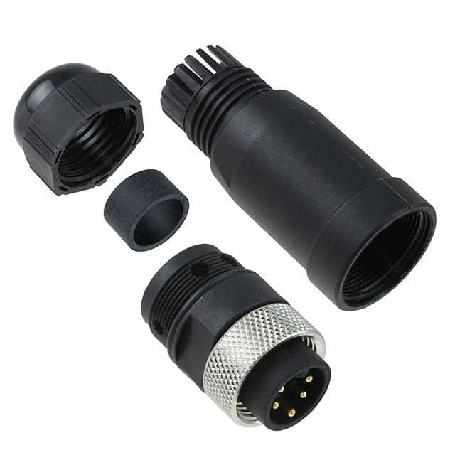 1300170026 CONN PLUG MALE 5POS GOLD SCREW