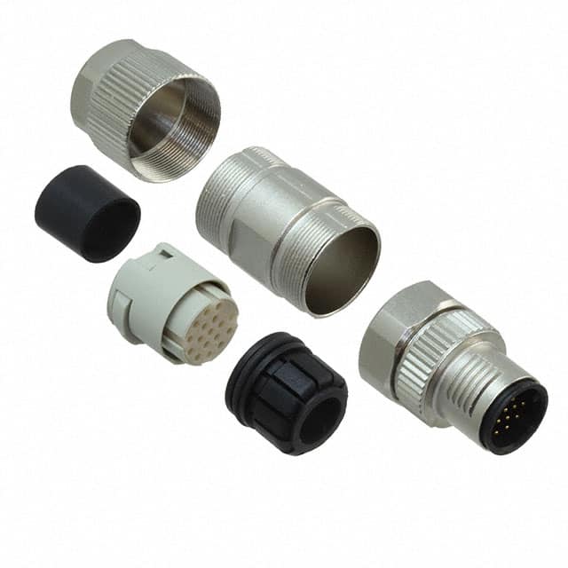 1559602 CONN PLUG MALE 17P AXIAL PIERCE