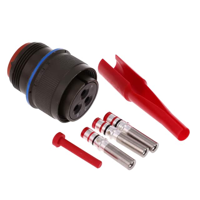 MS3456W20-19S CONN PLUG FMALE 3POS GOLD CRIMP