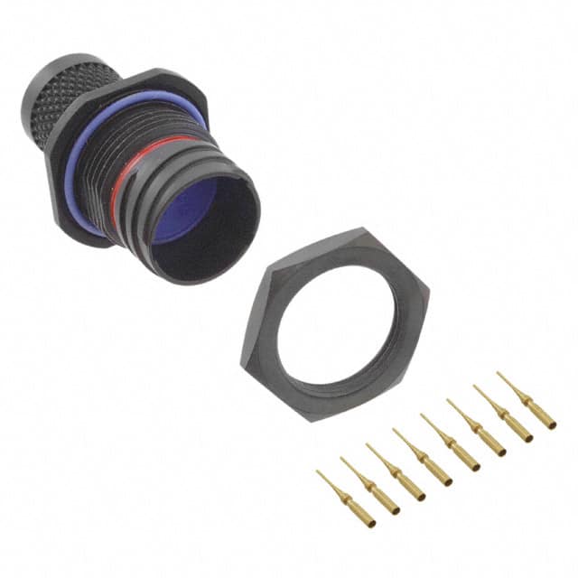 2102352-4 CONN RCPT MALE 8POS GOLD CRIMP