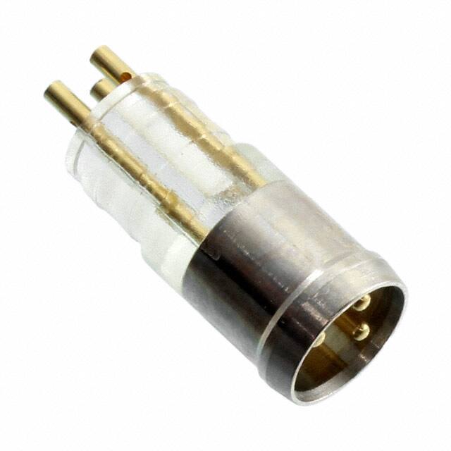 42-01002 CONN PLUG MALE 3P GOLD SLDR CUP