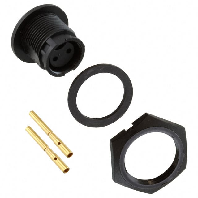 7280-2SG-300 CONN RCPT FMALE 2POS GOLD CRIMP