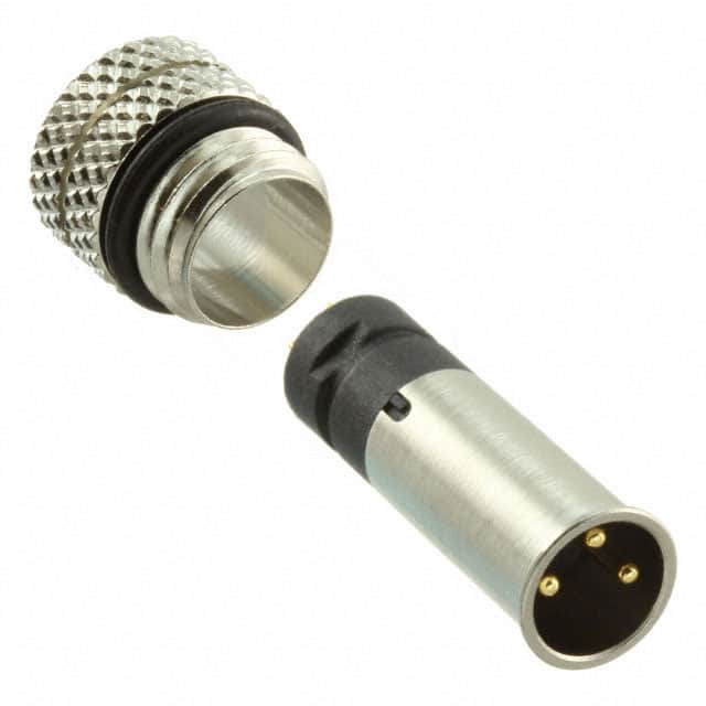 854-003-103RLS4 CONN RCPT MALE 3P GOLD SLDR CUP