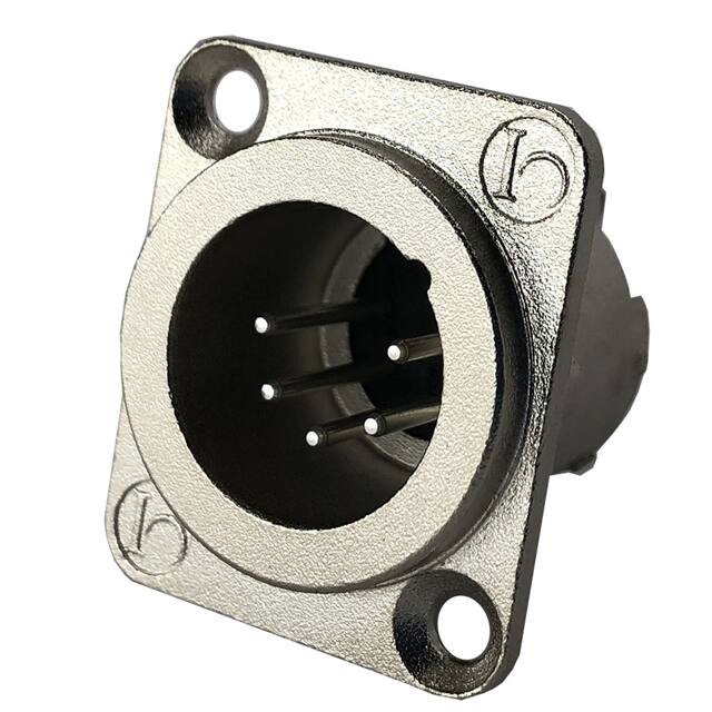 IO-XLR5-M-JLX CONN RCPT MALE XLR 5P SOLDER CUP