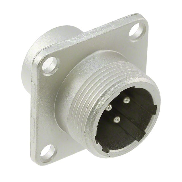 JR13RK-3P CONN RCPT MALE 3P SILV SLDR CUP