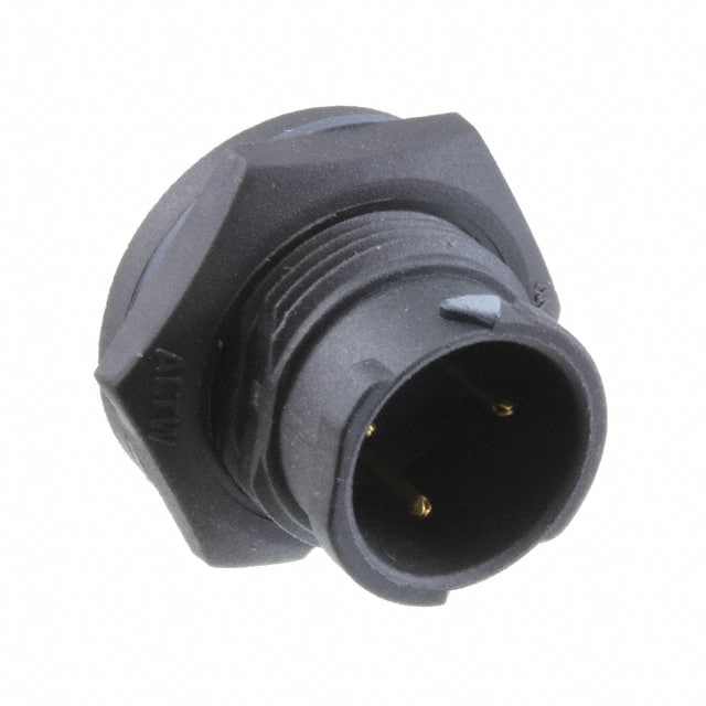 BD-03PMMS-QC8001 CONN RCPT MALE 3P GOLD SLDR CUP