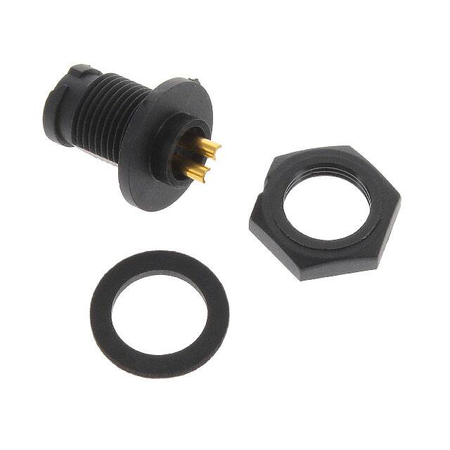 W17282-2PG-P-300 CONN RCPT MALE 2POS GOLD SOLDER