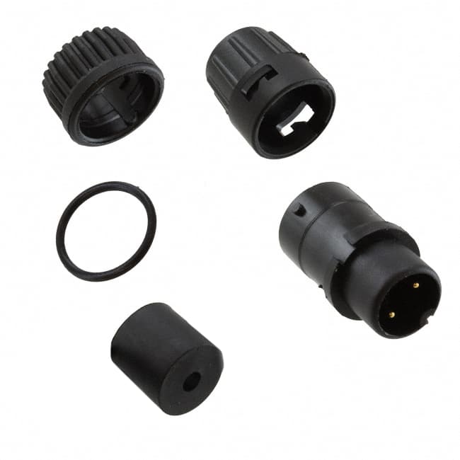 6282-2PG-311 CONN PLUG MALE 2P GOLD SLDR CUP