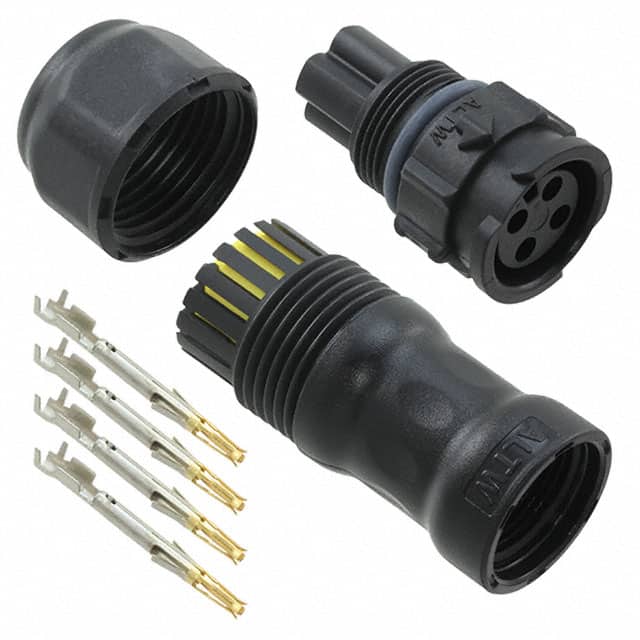 CB-04BMFA-QL8MP0 CONN RCPT FMALE 4POS GOLD CRIMP
