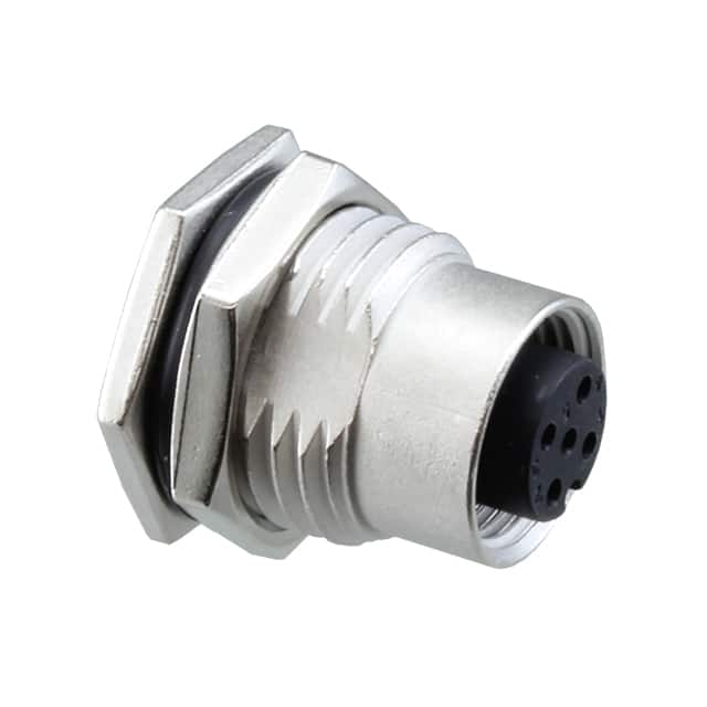 M12A-05PFFS-SF8002 CONN RCPT FMALE 5P GOLD SLDR CUP