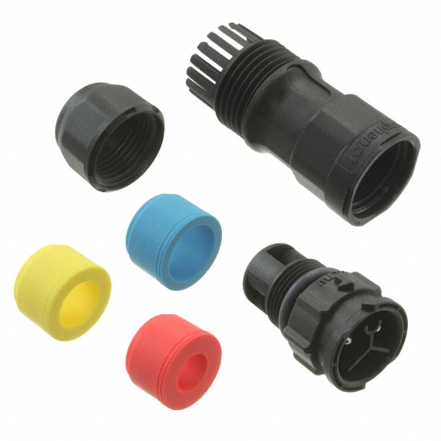 CC-02BMMB-QL8APP CONN RCPT MALE 2POS GOLD SCREW
