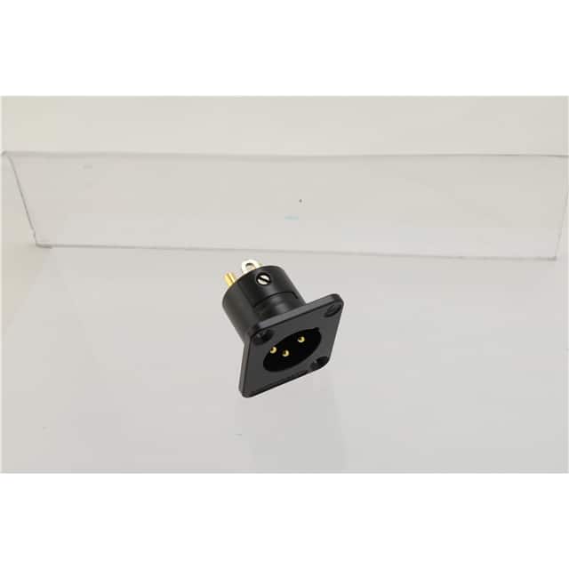 DE3MBAU CONN RCPT MALE XLR 3P SOLDER CUP