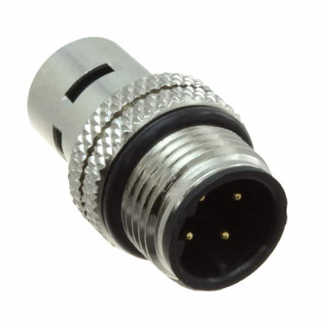 858-D04-103RSS4 CONN RCPT MALE 4P GOLD SLDR CUP