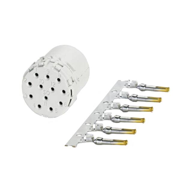 1599348 CONN FMALE INSERT 12P GOLD CRIMP
