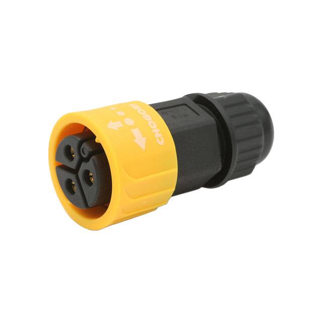 24003231-02 CONN PLUG FMALE 3POS SOLDER CUP