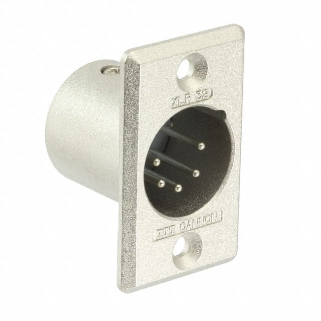 XLR532 CONN RCPT MALE XLR 5P SOLDER CUP