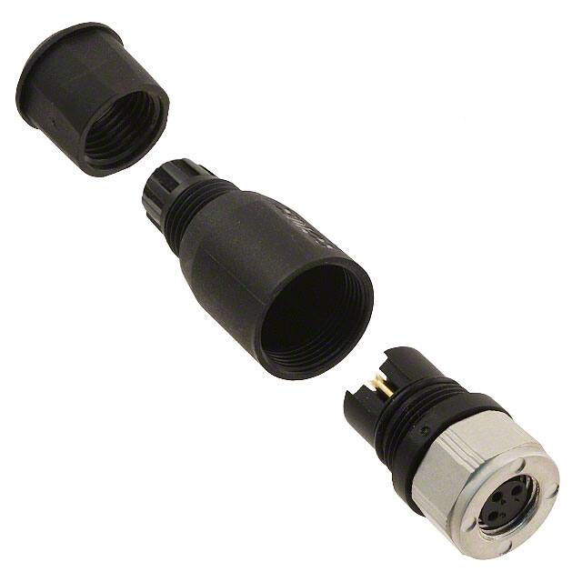 42-00006 CONN PLUG FMALE 3P GOLD SLDR CUP