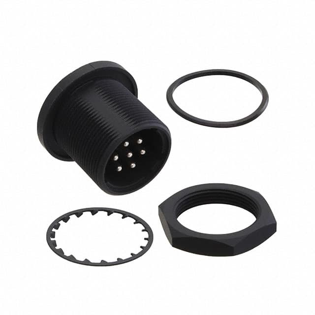 JR16WRA-7P(31) CONN RCPT MALE 7P SILV SLDR CUP