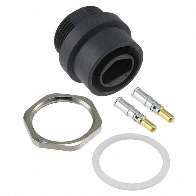 17-400153 CONN PLUG MALE 2POS GOLD CRIMP